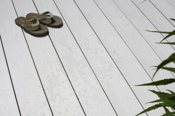 Террасная доска из ДПК Terrapol Практик моноколор Жемчуг (под заказ) купить в Энгельсе