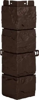 Угол наружный Альта-Профиль Фагот ЭКО Коричневый