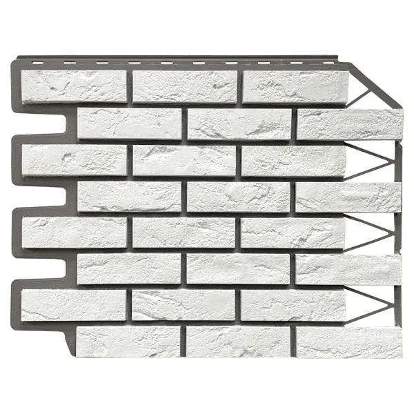 Фасадная панель FineBer, Кирпич Баварский, Белый купить в Энгельсе