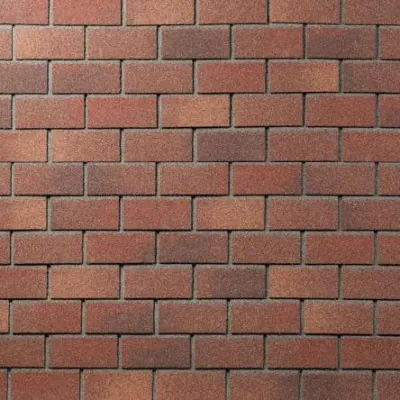 Фасадная плитка битумная, Технониколь HAUBERK кирпич Терракотовый
