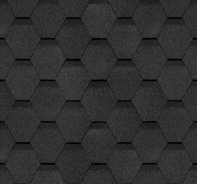 Гибкая черепица Docke, коллекция Стамбул Асфальть