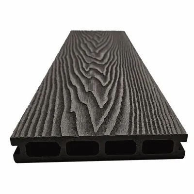 Террасная доская ДПК NanoWood Double 3D Антрацит