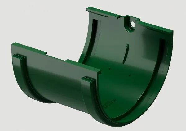 Соединитель желобов ПВХ Docke STANDART зеленый купить в Энгельсе