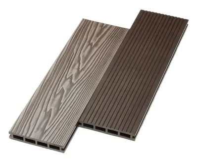 Террасная доска ДПК NanoWood двусторонняя New 3D тиснение + вельвет Венге