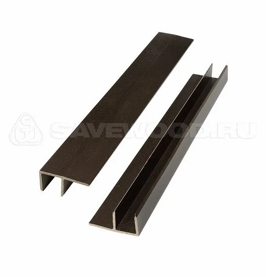 F-профиль ДПК Savewood – Тёмно-коричневый купить в Энгельсе