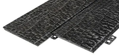 Фиброцементные панели FCSPRO Decor Wood Click Угольное