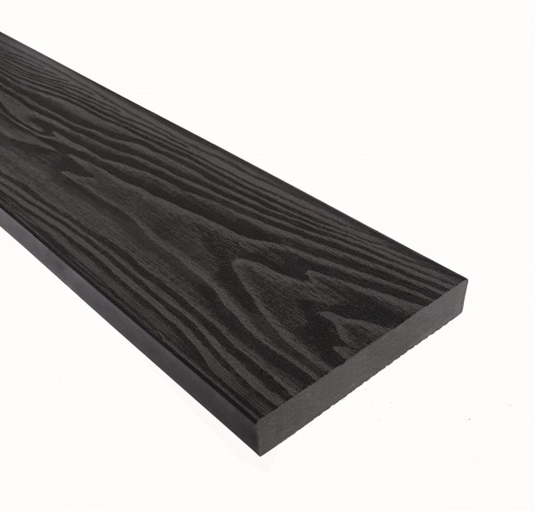 Террасная доска из ДПК Terrapol Смарт 3D Полнотелая без паза Черное дерево купить в Энгельсе