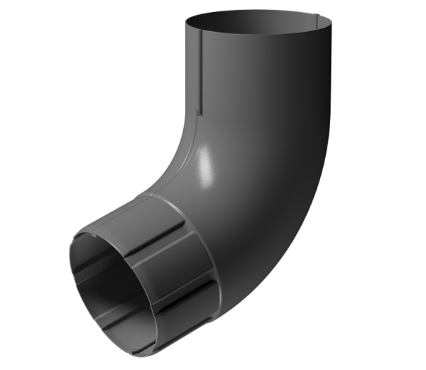 Колено 72° D90 Döcke STAL PREMIUM Графит, (RAL 7024) купить в Энгельсе