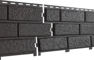 Фасадная панель Ю-Пласт Стоун Хаус Кирпич Коричневый