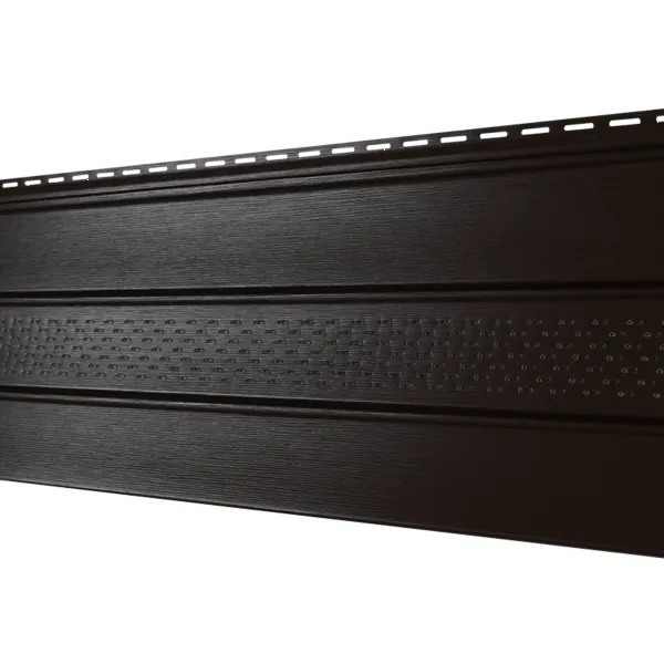 Софит Ю-Пласт PRO Классический перфорация по центру, коричневый купить в Энгельсе