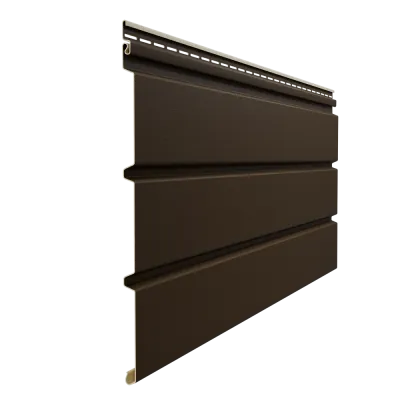 Софит Элит без перфорации Коричневый (темный дуб)