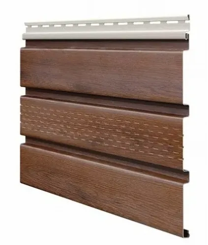 Софит ламинированный VOX UNICOLOR с центральной перфорацией, Коричневый купить в Энгельсе