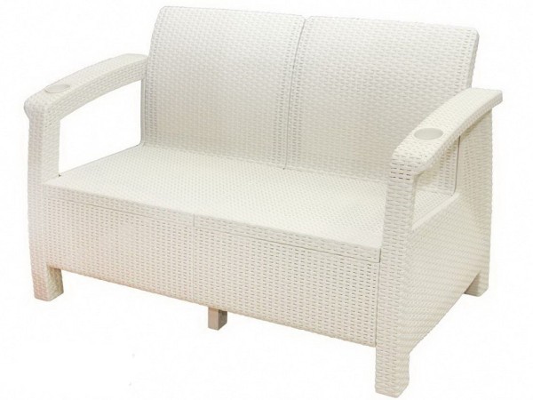 Двухместный диван Yalta Sofa Seаt белый купить в Энгельсе