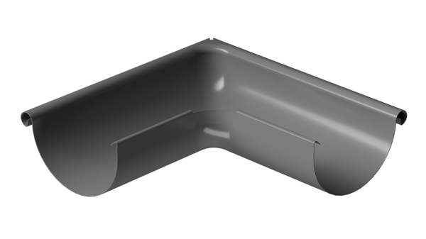 Угол внешний 90° D125 Döcke STAL PREMIUM Графит, (RAL 7024) купить в Энгельсе