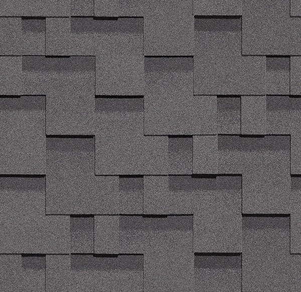 Гибкая черепица Docke, коллекция Тетрис – Серый купить в Энгельсе