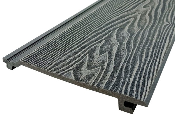 Сайдинг Darvolex 185x19x3000мм, 3D тиснение Серый купить в Энгельсе