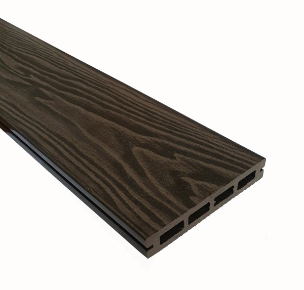 Террасная доска из ДПК Terrapol Смарт 3D Пустотелая с пазом Венге Соренто купить в Энгельсе