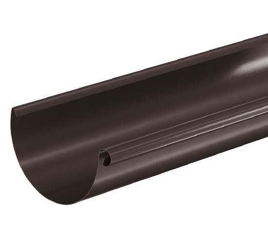 Водосток Aquasistem, система 125x90 - Водосточный желоб 3.00м RR 32 Тёмно Коричневый купить в Энгельсе