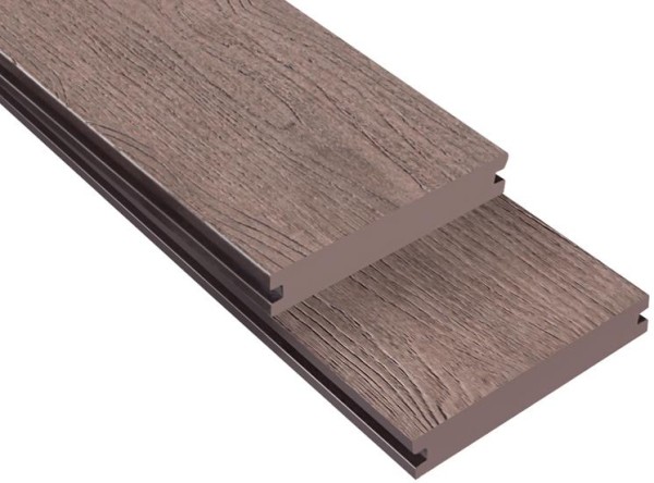 Террасная доска ДПК Outdoor 3D полнотелая NEVADA/CALIFORNIA BROWN коричневая микс купить в Энгельсе
