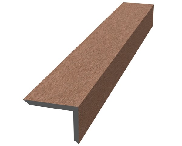 Уголок ДПК для террасной доски NauticPrime, 60x40x2900мм Кедр купить в Энгельсе