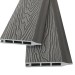 Заборная панель шип-паз EasyDecking Wood-Х 146х20 Серый купить в Энгельсе