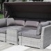 Диван-Трансформер AFINA плетеный из иск. ротанга AFM-320G Grey купить в Энгельсе