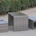 Диван-Трансформер AFINA плетеный из иск. ротанга S330G-W78 Grey купить в Энгельсе