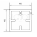 Столб SEQUOIA Evolution 3D WOOD BROWN купить в Энгельсе