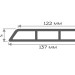 Доска Ромбус 3D ДПК Outdoor STORM GREY серая микс купить в Энгельсе