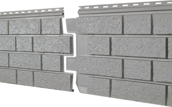 Фасадная панель Ю-пласт Стоун Хаус S-Lock Клинкер Нордик дым купить в Энгельсе