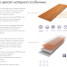 Фибросайдинг DECOVER 3600 x 190 x 8 мм Bordo купить в Энгельсе