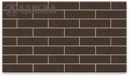 Фасадная Термопанели Аляска Amsterdam brown купить в Энгельсе