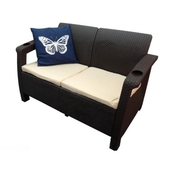 Двухместный диван Yalta Sofa Seаt венге купить в Энгельсе