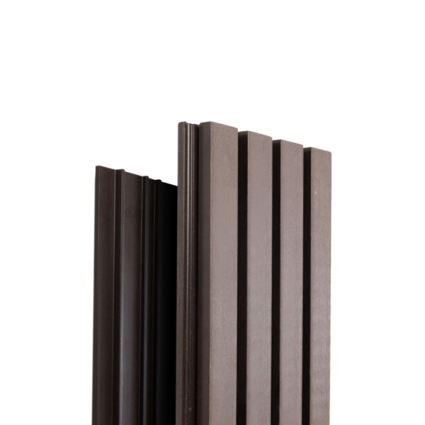 Фасадная доска Ecodecking Техно реечная 200х26х3000 Венге купить в Энгельсе