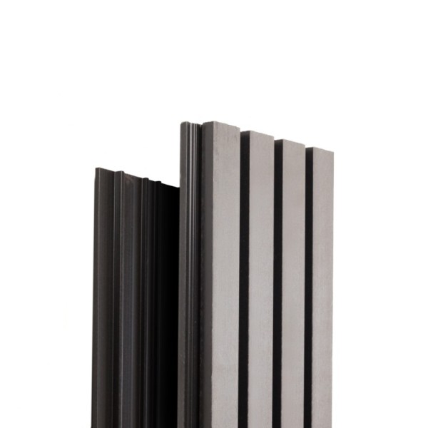 Фасадная доска Ecodecking Техно реечная 200х26х3000 Серый купить в Энгельсе