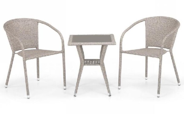 Комплект плетеной мебели AFINA из иск. ротанга T25C/Y137C-W85 Latte 2Pcs купить в Энгельсе
