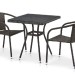 Комплект плетеной мебели AFINA из иск. ротанга T282BNT/Y137C-W53 Brown 2Pcs купить в Энгельсе