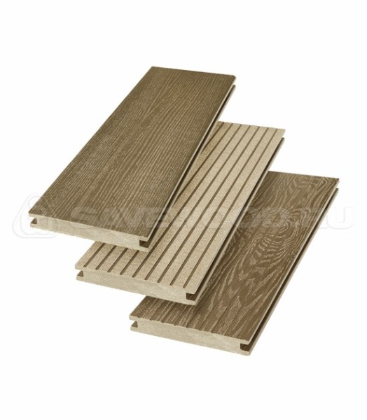Террасная доска SW Fraxinus (R) полнотелая «SaveWood» Тик купить в Энгельсе