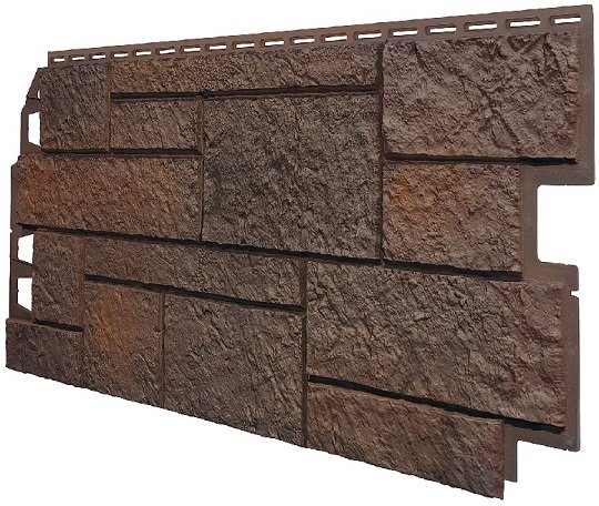 Фасадная панель VOX Sandstone (Сандстоун) темно коричневый купить в Энгельсе