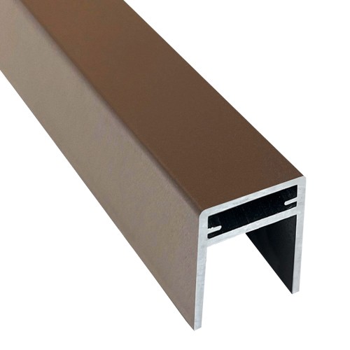 П-профиль Алюминиевый EasyDecking 35x25 Венге купить в Энгельсе