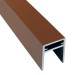 П-профиль Алюминиевый EasyDecking 35x25 Коричневый купить в Энгельсе