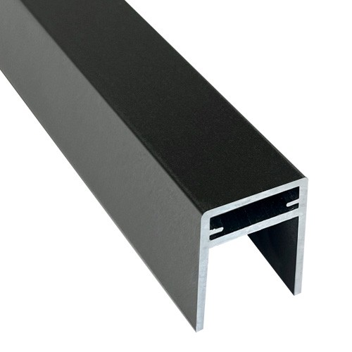 П-профиль Алюминиевый EasyDecking 35x25 Черное дерево купить в Энгельсе