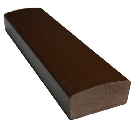 Лавочный брус Ecodecking Некст полнотелый глянцевый 70х35 шоколад купить в Энгельсе