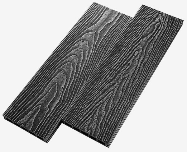Террасная доска из ДПК RusDecking Unodeck Vintage - Графит купить в Энгельсе