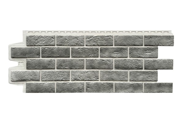 Фасадная панель Grand Line Состаренный кирпич Элит гранит, ШОВ белый купить в Энгельсе