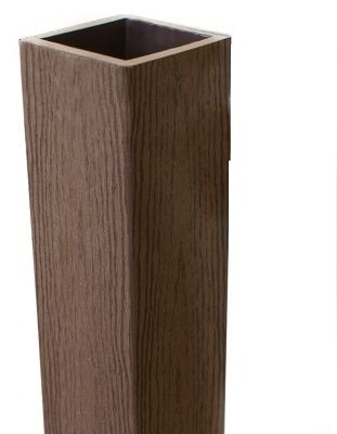 Столб опорный Woodvex Co-Extrusion Темно - Коричневый купить в Энгельсе