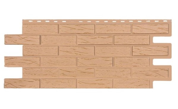 Фасадная панель T-Siding Кирпич Саман Эко Крем купить в Энгельсе