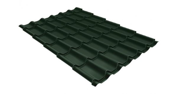 Металлочерепица классик 0,5 Satin RR 11 темно-зеленый купить в Энгельсе